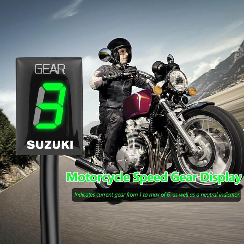 Motorrad 1-6 Level LED Geschwindigkeitsanzeige Anzeige ECU Stecker für Suzuki Intruder 800 V-Strom GSX r1000r R600 750 SV 650 KATANA