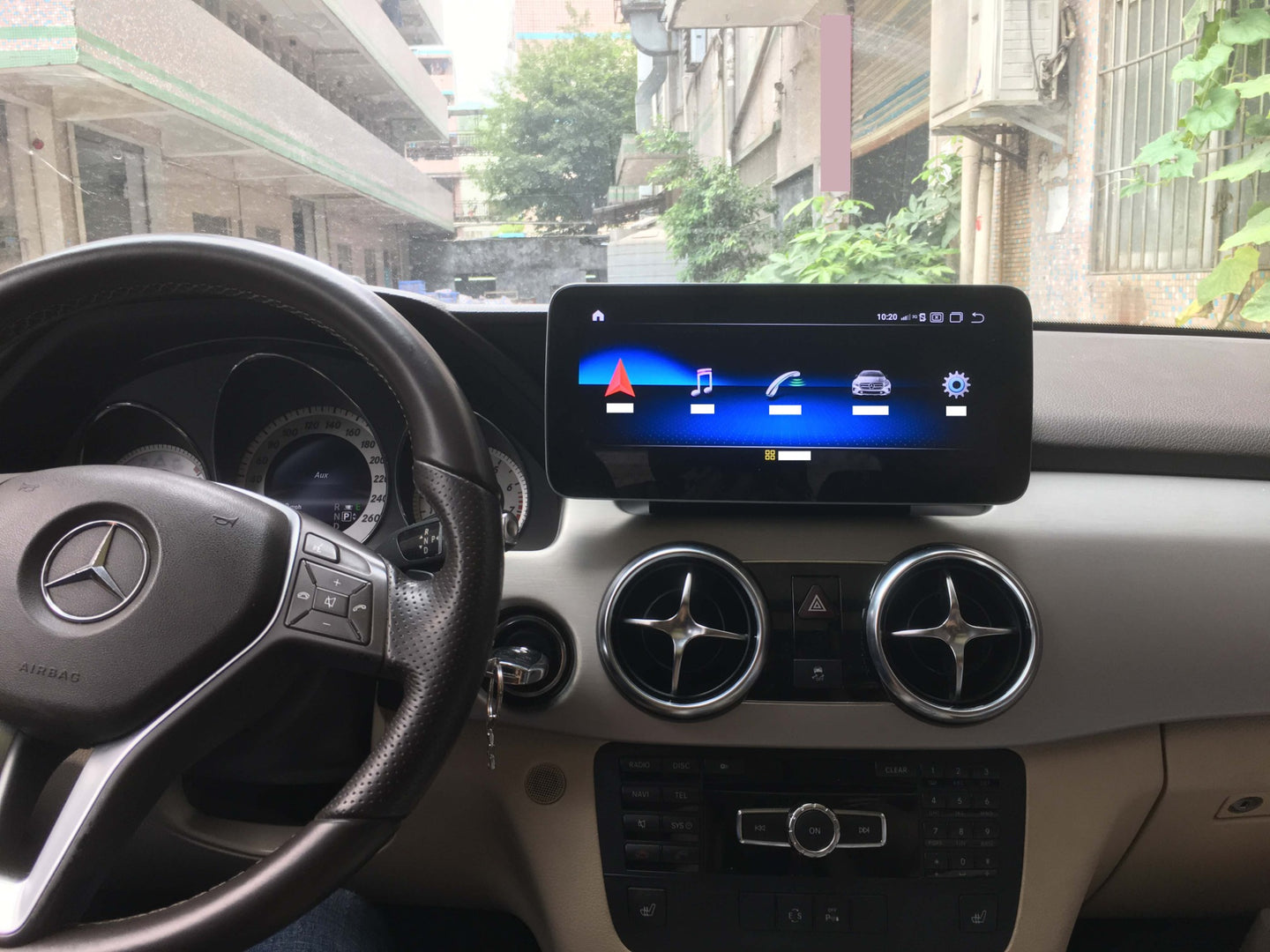 Android Autoradio für Mercedes Benz GLK X204 2013-2015 mit Wireless CarPlay, Android Auto & DAB+