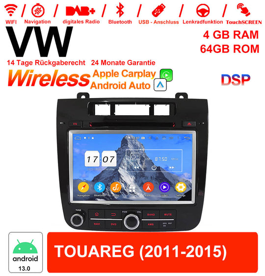 Android Autoradio für VW Touareg 2011-2015 mit Wireless CarPlay & Android Auto