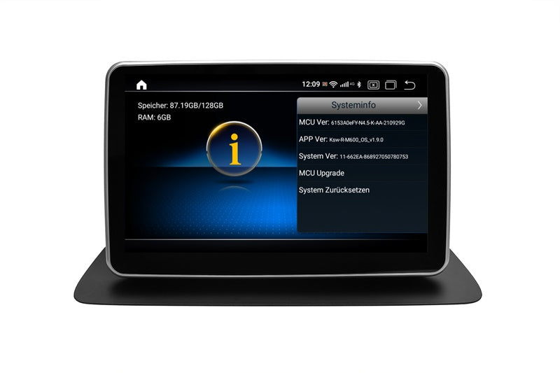 Android Autoradio für Mercedes Benz ML W166 und GL X166 2012-2015 mit Wireless CarPlay, Android Auto & DAB+