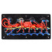 8 Gang Wipp schalter Panel Leistungs schalter überlast geschütztes Voltmeter 12V 24V DC USB Ladegerät Port RV Auto Boot Marine blau LED