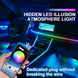 18 in 1 Led Auto Umgebungslichter 213 Farbe RGB Symphony Streamer Bluetooth Regenbogen Acryl Streifen Atmosphäre Lampe Kit 12V