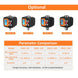 Drehmomentmesser mit digitaler Anzeige,1/2'' bis 3/8'' Adapter,4 Drehmomenteinheiten,hintergrundbeleuchtetes...