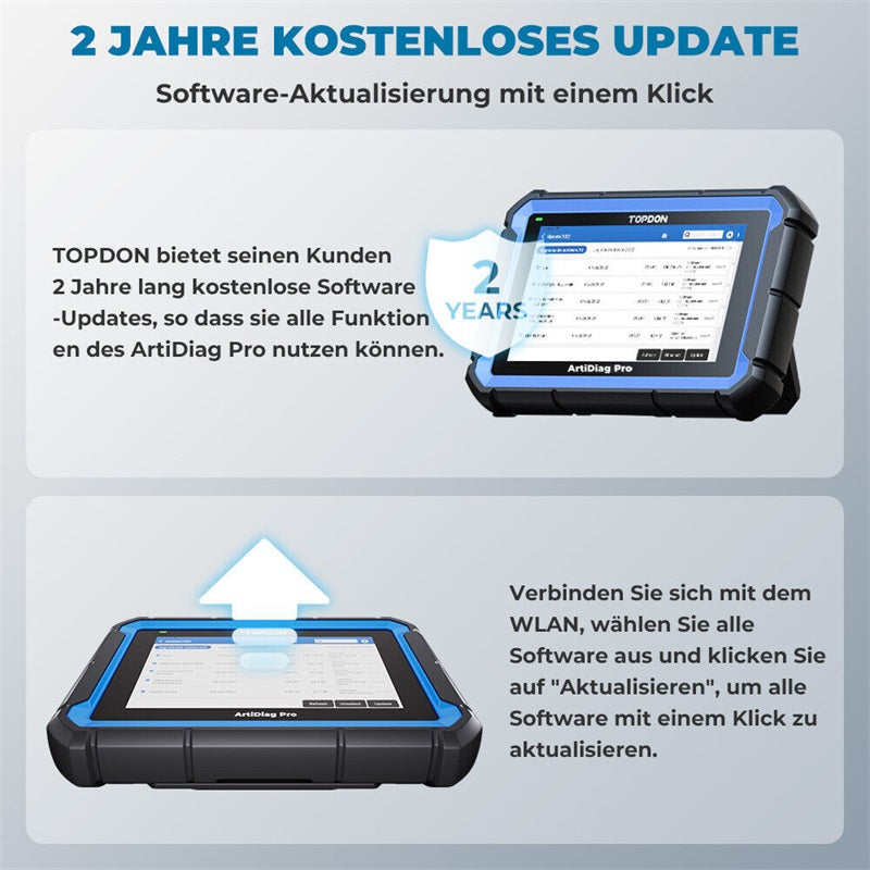 TOPDON ArtiDiag Pro OBD2 Diagnosegerät für Fahrzeugsysteme