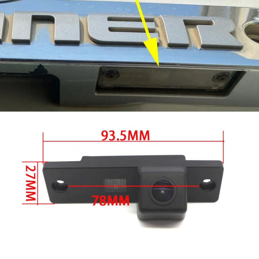170° CCD HD Nachtsicht Rückfahrkamera für Toyota Land Cruiser Prado J150 (2010-2013)