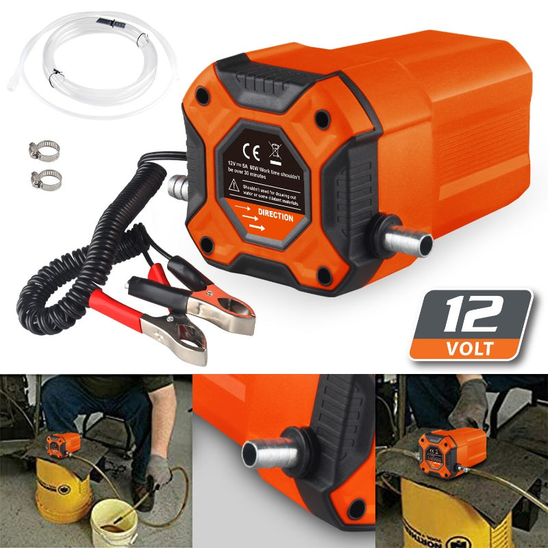 12v Elektroauto Öl saugpumpe 60w Kraftstoff zufuhr Motoröl Rohöl Flüssigkeit Saugpumpe für Auto Motorrad boot