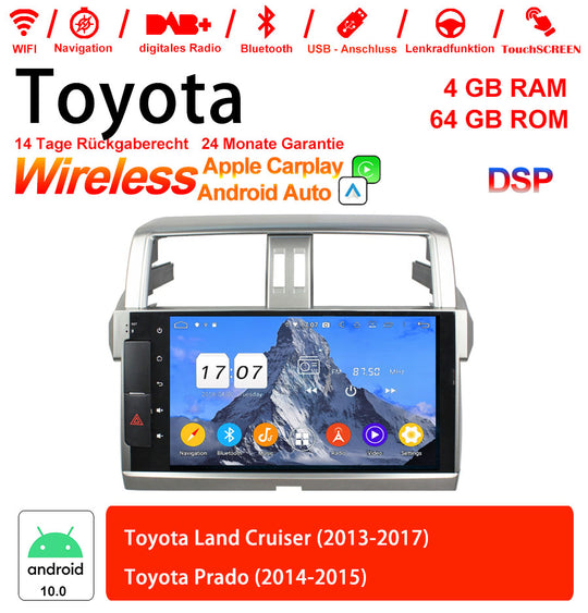 Android Autoradio für Toyota Land Cruiser / Prado 2013-2017 mit Wireless CarPlay & Android Auto