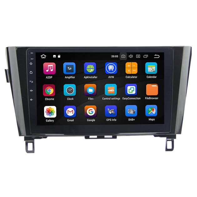Android Autoradio für Nissan X-Trail, Qashqai, Navara 2013-2017 mit Wireless CarPlay & Android Auto