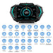 OBD + GPS HUD P24 Auto OBD Head Up Display HUD an Bord Computer Digital Tachometer Wasser Temp Kraftstoff Verbrauch Elektronischer Neigung messer