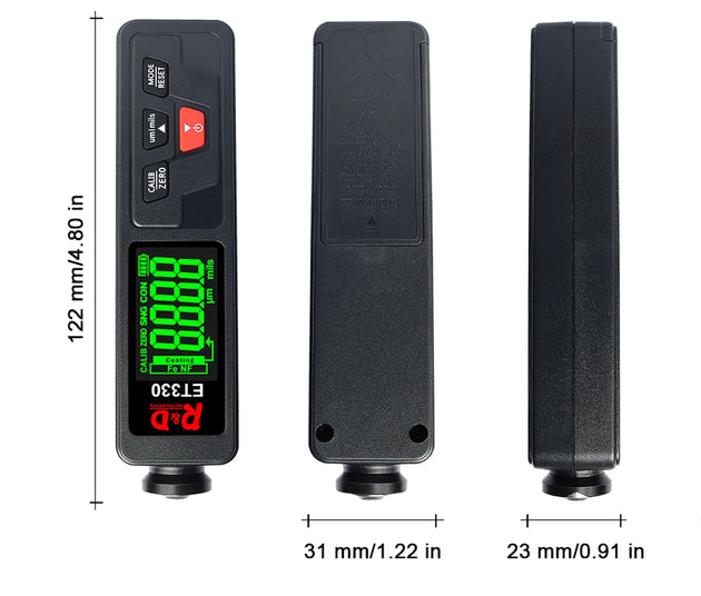R&D ET330+Zn Autolack Beschichtung Dicke Gauge Zink Galvanisieren Metall Tester