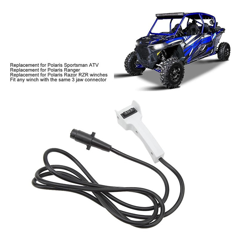 Seilwinden-Fernbedienung mit ergonomischem Griff, 3-poliger Schalter für ATV 1000