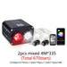 20W RGBW Doppelkopf Auto Sternenhimmel Musiksteuerung Autodach Stern Glasfaser Stern Deckenset Smart APP Funkelndes Glasfaserlicht