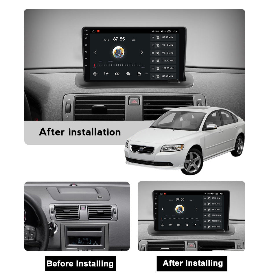 Android Autoradio für Volvo S40, C30, C70 2004-2013 mit Wireless CarPlay & Android Auto