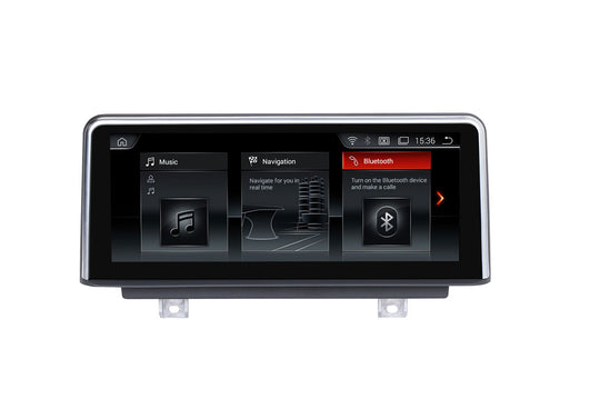 Android Autoradio für BMW 1er F20/F21, 3er F30/F31/F34/F35/G20 und 4er F32/F33/F36 2018 mit Wireless CarPlay, Android Auto & DAB+