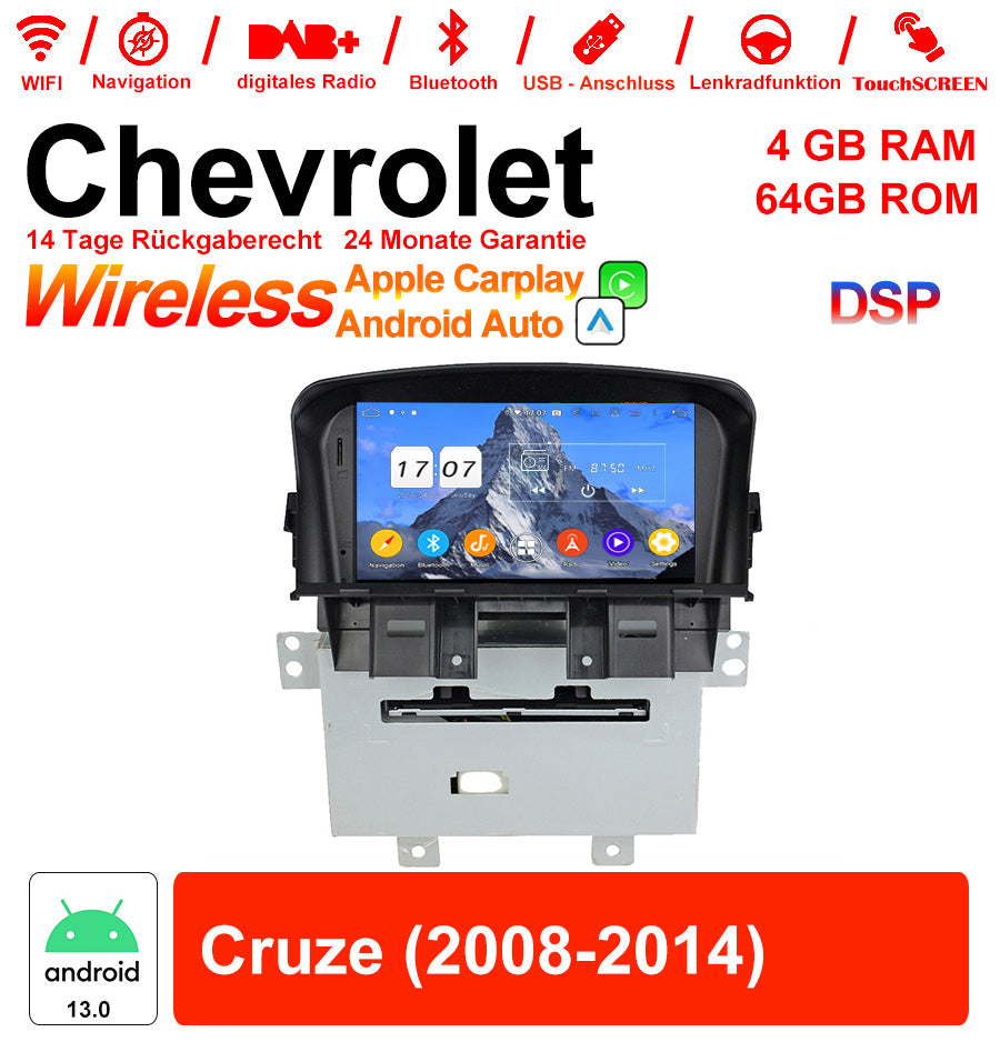 Android Autoradio für Chevrolet Cruze 2008-2014 mit Wireless CarPlay & Android Auto