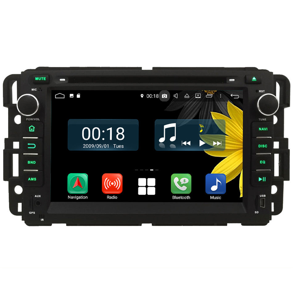 Android Autoradio für Buick Enclave, GMC Yukon, Sierra, Chevrolet Tahoe u.a. 2004-2012 mit Wireless CarPlay & Android Auto