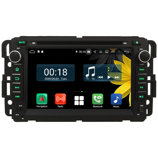 Android Autoradio für Buick Enclave, GMC Yukon, Sierra, Chevrolet Tahoe u.a. 2004-2012 mit Wireless CarPlay & Android Auto