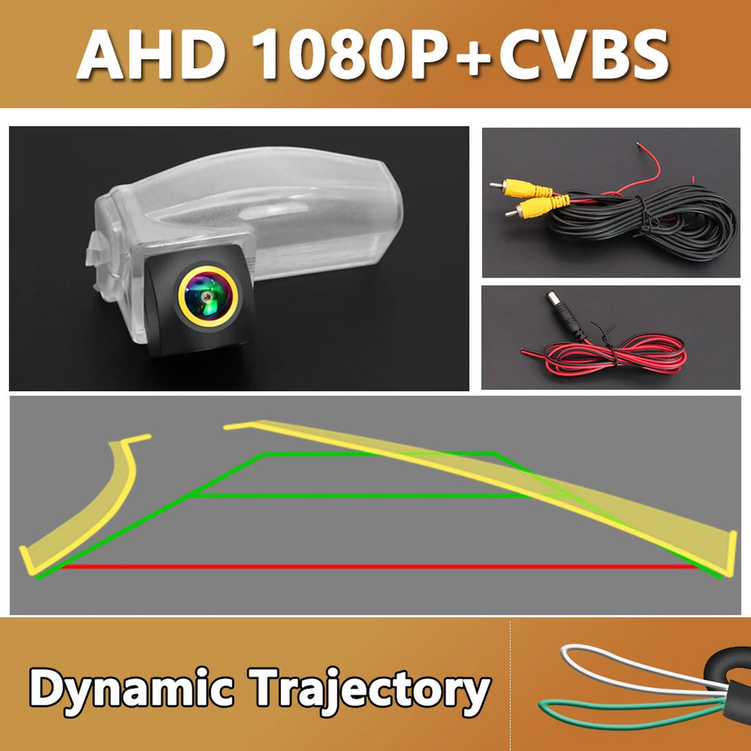 AHD 1080P Rückfahrkamera für Mazda 2, Mazda 3, Mazda 3 Sport 2004-2013