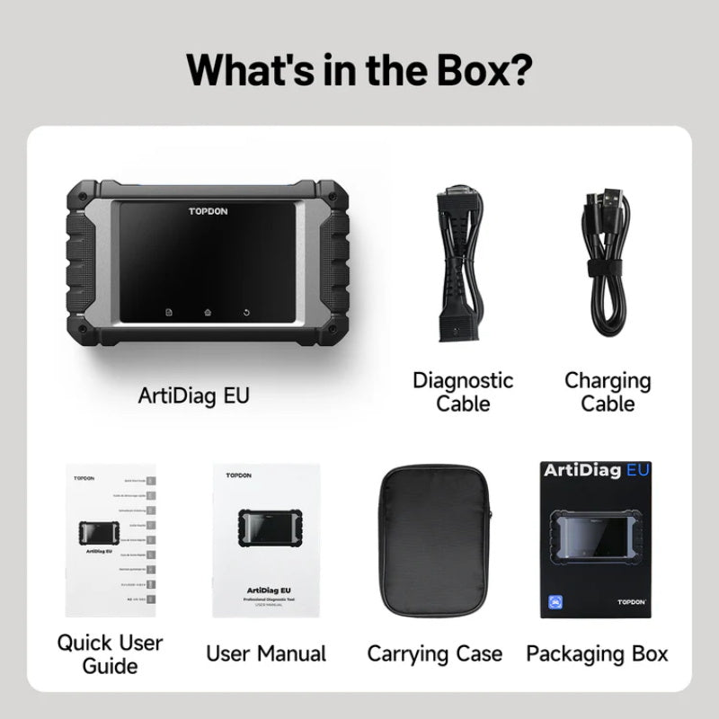 TOPDON ArtiDiag EU OBD2 Diagnosegerät für Fahrzeugsysteme