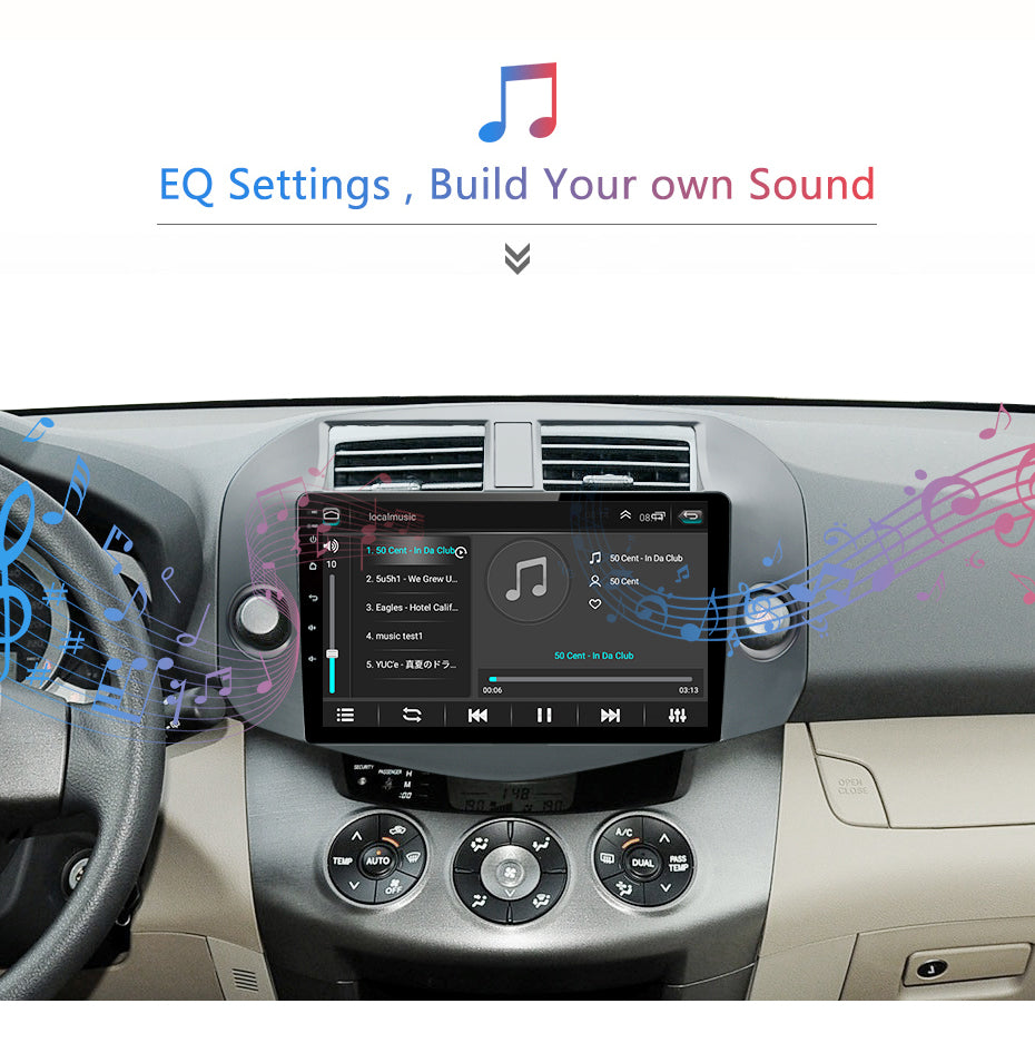 Android Autoradio für Toyota RAV4 2005-2013 mit Wireless CarPlay & Android Auto
