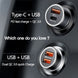 Baseus 36W Dual USB Quick Charge QC 3,0 Auto Ladegerät USB Typ-C PD Schnelle Ladegerät