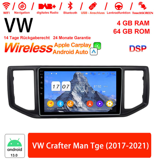 Android Autoradio für VW Crafter / MAN TGE 2017-2021 mit Wireless CarPlay & Android Auto