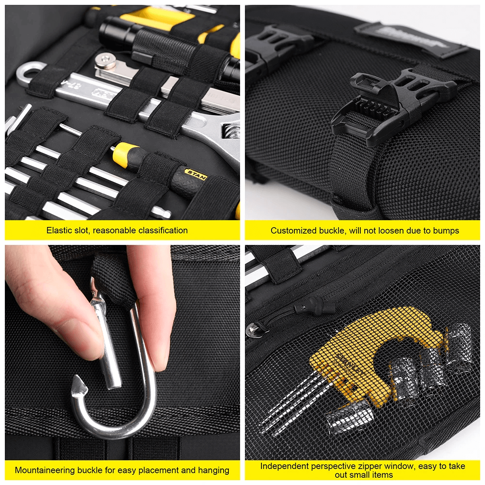 Rhinowalk Motorrad Werkzeug Rolle Tasche Tragbaren Motor Satteltaschen Seite Tasche Tasche Outdoor Reise...