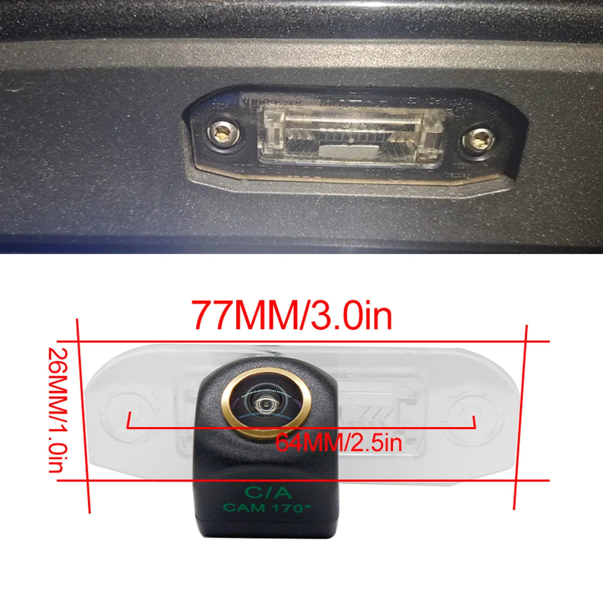 1080P CCD Rückfahrkamera für Volvo XC60 2007-2020