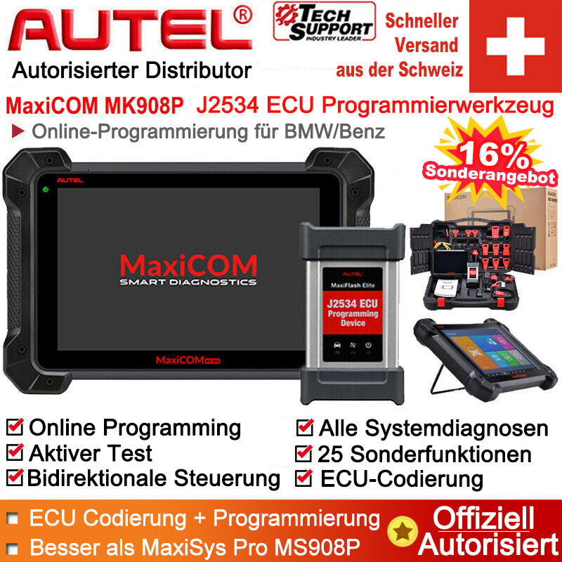 Autel MK908P OBD2 Diagnosegerät für Fahrzeugsysteme