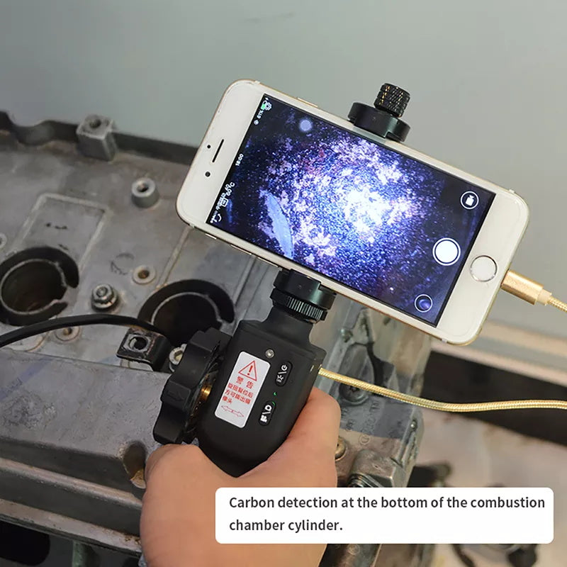 5,5 MM/6,2MM/8,5 MM 5,0 MP 180 Grad Lenk Industrielle Endoskop Endoskop Autos Inspektion Kamera Mit 6 LED für...