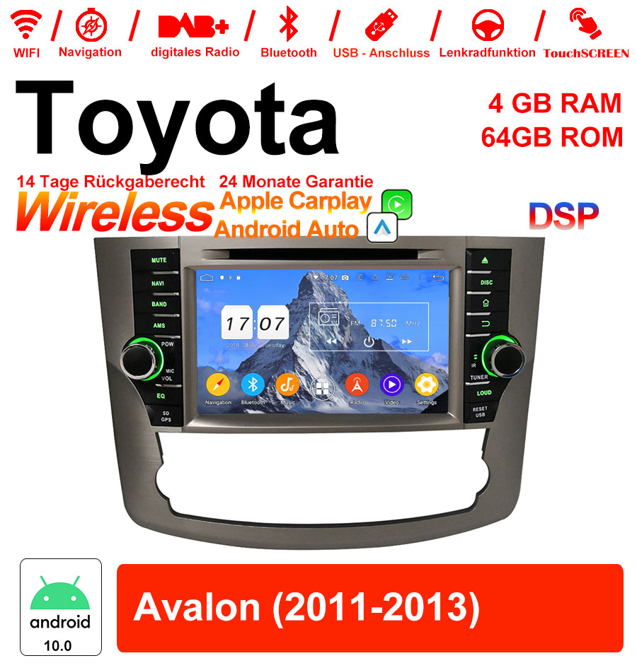 Android Autoradio für Toyota Avalon 2011-2013 mit Wireless CarPlay & Android Auto