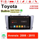 Android Autoradio für Toyota Avensis 2008-2015 mit Wireless CarPlay & Android Auto