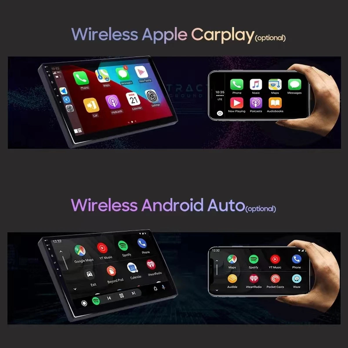 Android Autoradio für Nissan Navara 2006-2012 und Pathfinder R51 2004-2012 mit Wireless CarPlay & Android Auto