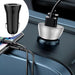 Schnelles Aufladen des Autoladegeräts Schnellladegerät-Adapter multifunktionales Doppel-USB Autoladegerät für Telefone