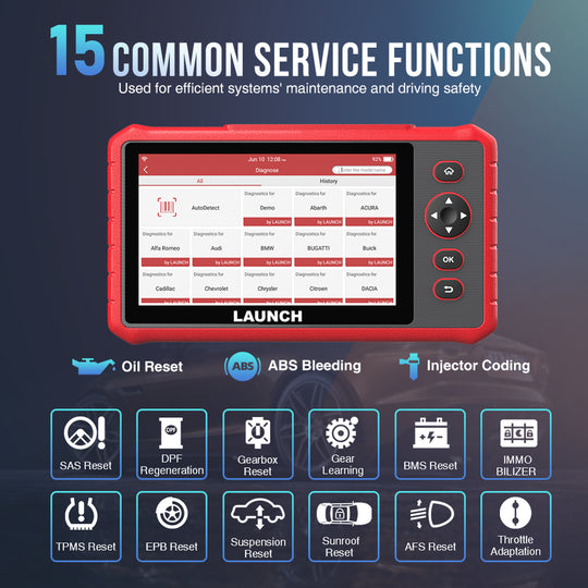 LAUNCH X431 CRP909X OBD2 Diagnosegerät für Fahrzeugsysteme