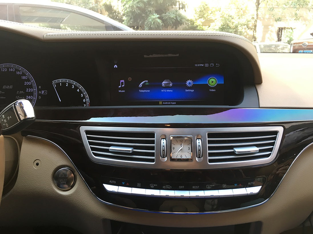 Android Autoradio für Mercedes Benz S-Klasse W221 2006-2013 mit Wireless CarPlay, Android Auto & DAB+