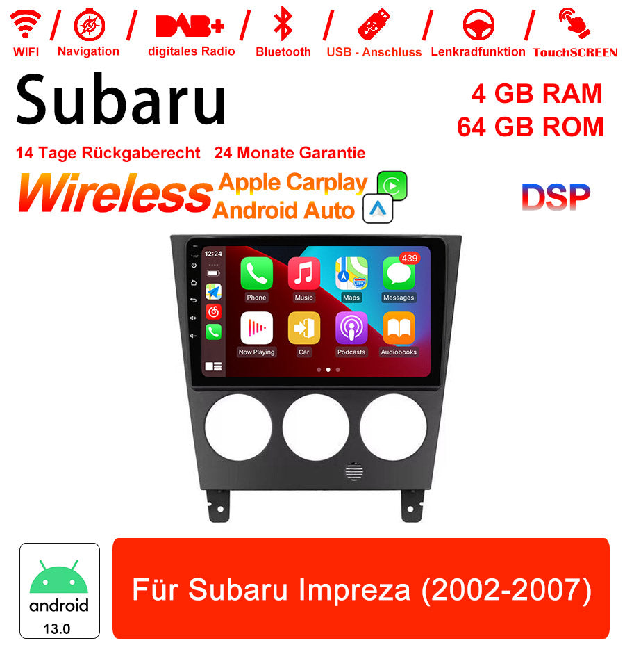 Android Autoradio für Subaru Impreza 2002-2007 mit Wireless CarPlay & Android Auto