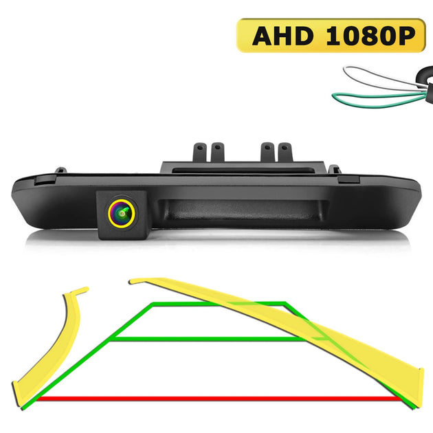 AHD 1080P HD CCD Rückfahrkamera für Mercedes-Benz A-Klasse (W176), GLA (X156), GLK, GLC, GLE (W166), ML (W166)