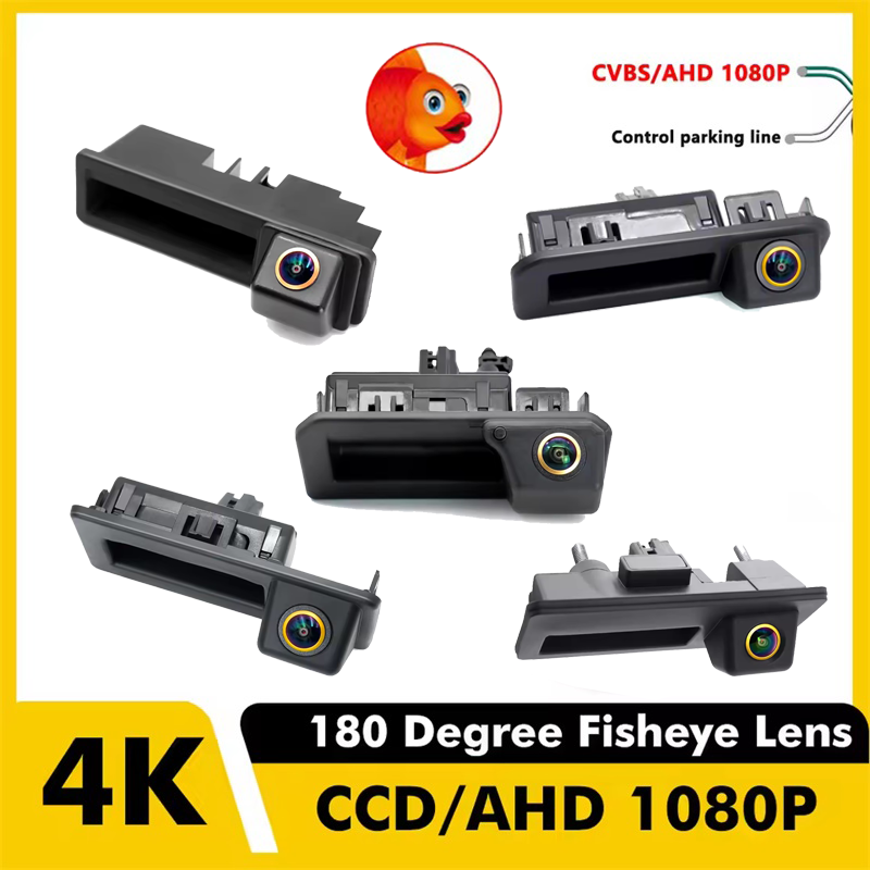 AHD 1080P Rückfahrkamera für Audi, VW, Škoda, SEAT und Porsche (verschiedene Modelle, 2003-2020)