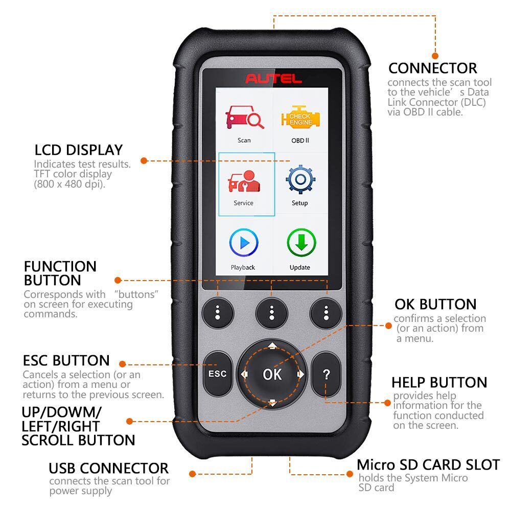 Autel MD806PRO OBD2 Diagnosegerät