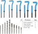 131-tlg Gewindereparatur Gewinde Reparatur Satz mit M5 M6 M8 M10 M12