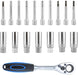 18 teile/satz Lenknabe Suspension Shock Steckschlüssel Set Werkzeug Absorber Removal Strut Tools Kit für BMW VW...