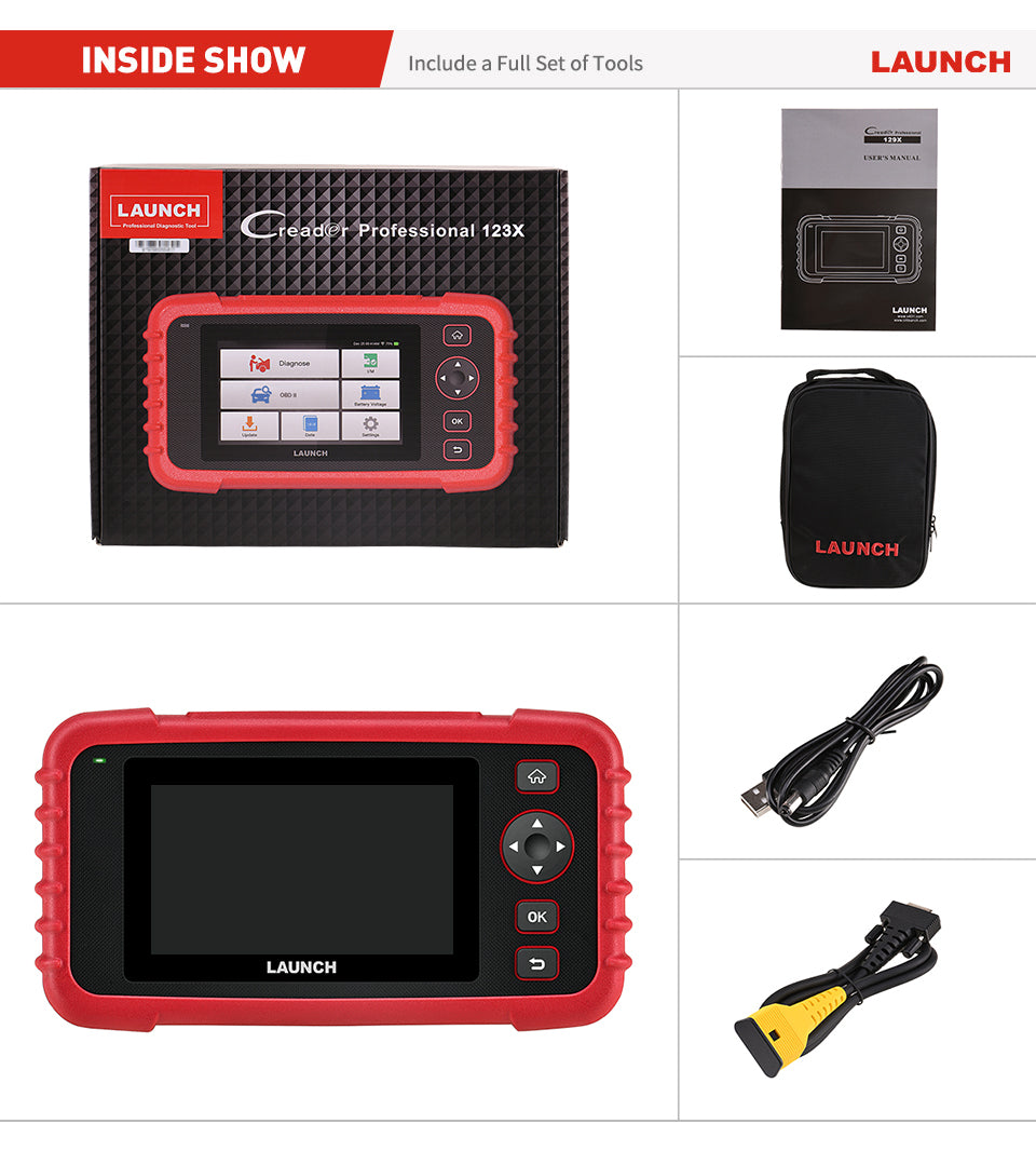 LAUNCH CRP123X OBD2 Diagnosegerät für Fahrzeugsysteme