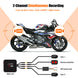 SYS VSYS Dual Motorrad DVR 1080P Action Kamera Recorder Vorne und Rückspiegel Wasserdichte