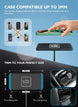 15W kabelloses Qi-Autoladegerät mit USB, kompatibel mit iPhone 16/15/14/13/12/11, Samsung und allen Qi-fähigen Geräten