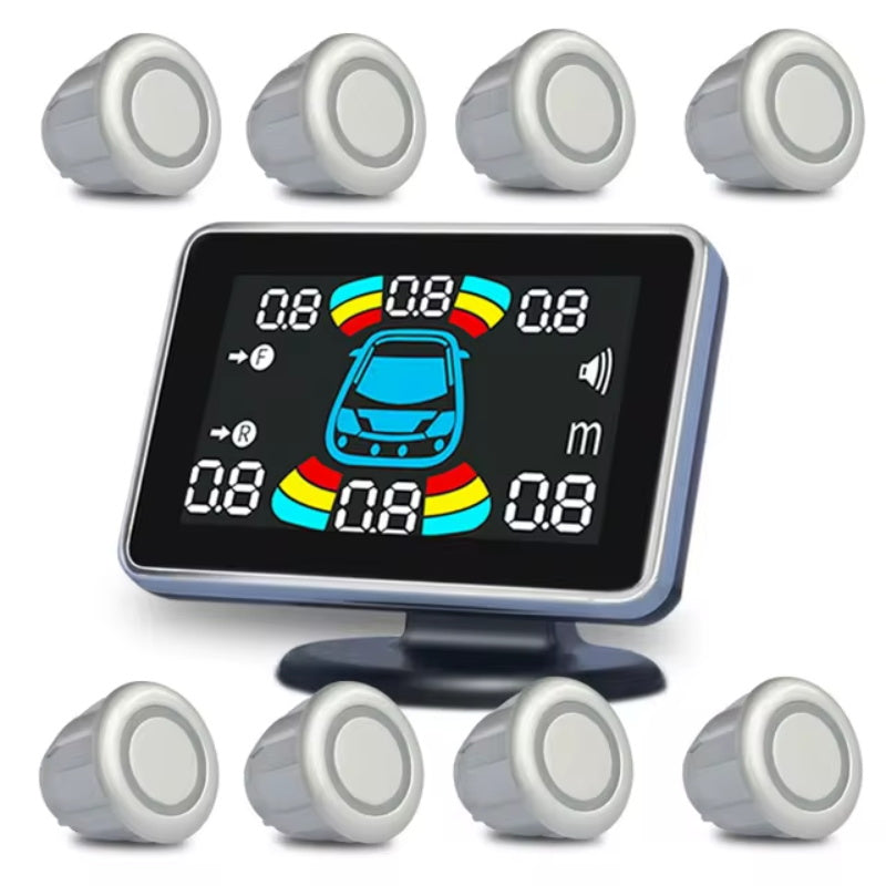 8 Parks ensor Parkt ronic Auto Auto Umkehr Backup Radar Elektronik hinten Auto Detektor Backing Assistance Kit Summer