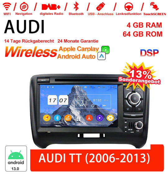 Android Autoradio für Audi TT (2006-2013) mit Wireless CarPlay & Android Auto
