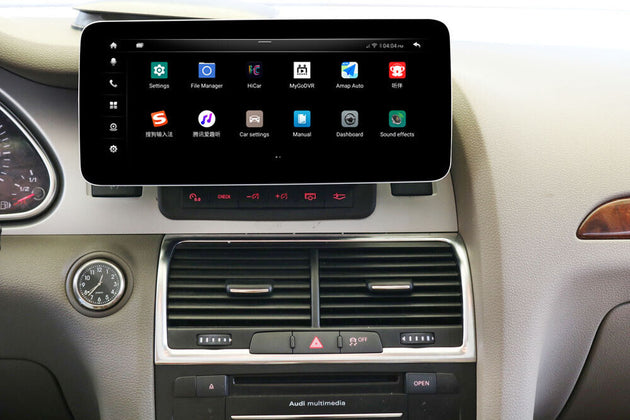 10.25 Zoll Android 13.0 Autoradio für Audi Q7 2005-2009 mit Wireless CarPlay & Android Auto