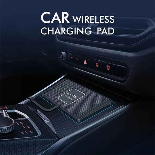 15W kabelloses Qi-Autoladegerät mit USB, kompatibel mit iPhone 16/15/14/13/12/11, Samsung und allen Qi-fähigen Geräten