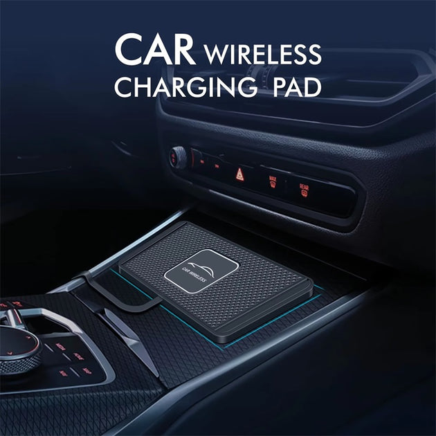 15W kabelloses Qi-Autoladegerät mit USB, kompatibel mit iPhone 16/15/14/13/12/11, Samsung und allen Qi-fähigen Geräten